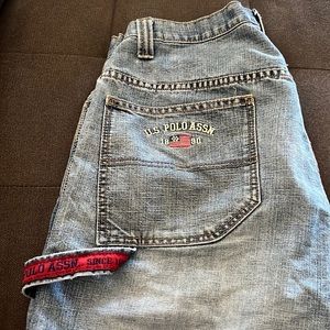 U.S. POLO ASSN. carpenter denim shorts, 34
